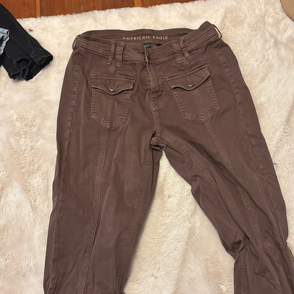 Brown american eagle jeans